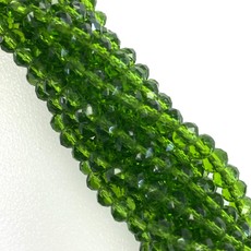 Bead World "Greens"  4mm Round Crystal Faceted Beads 144 Beads/ Strand