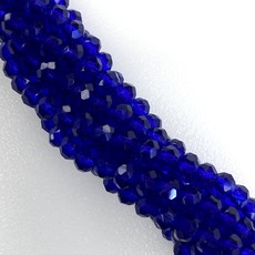 Bead World "Blues"  4mm  Round Crystal Faceted Beads - 144 pcs/Strand