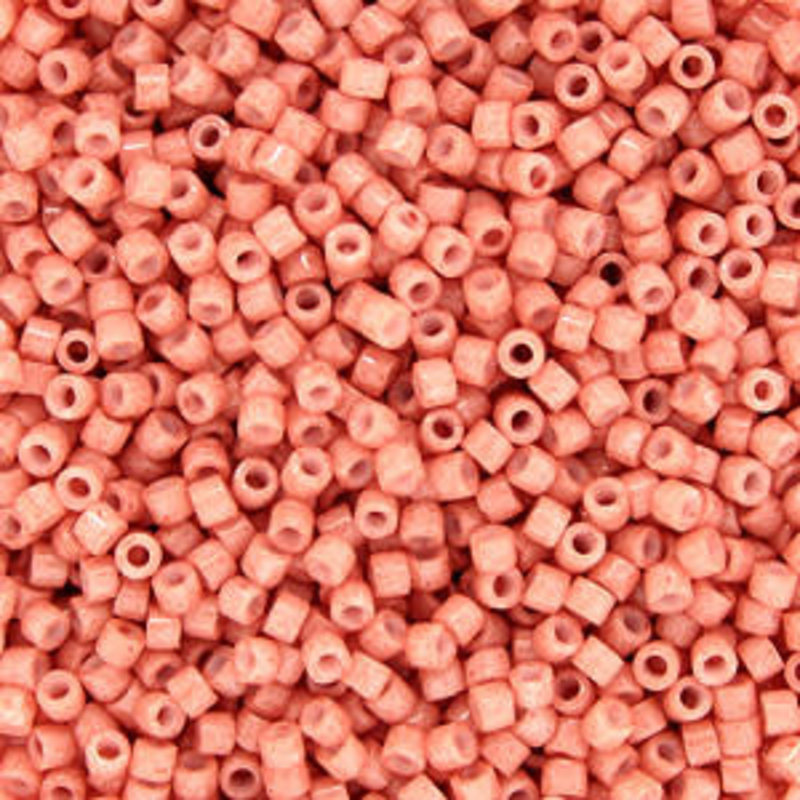 Miyuki Delica #11   Opaque Peach Db1363     7.5gms