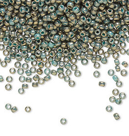 Toho Toho#11 Gilded Marble Turquoise   A4205   7.5gms