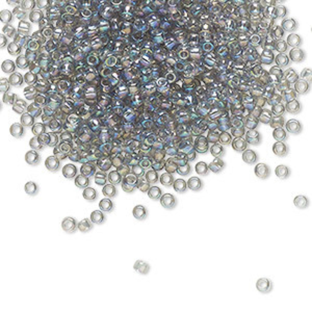 Toho Toho#11 Transparent Rainbow Black Diamond A4130     7.5gms