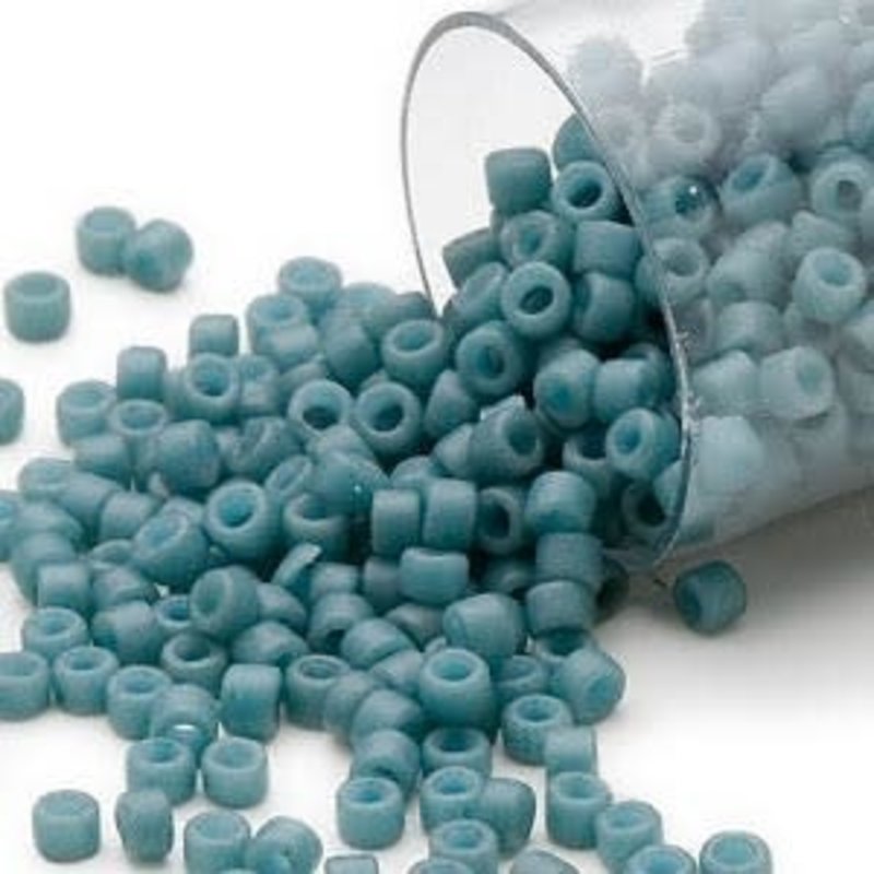 Miyuki Delica #11 Opaque Matte Grey Blue Db0792 7.5gms