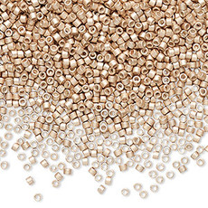 Miyuki Delica #11 Matte Galvanized Champagne Db1152 7.5gms