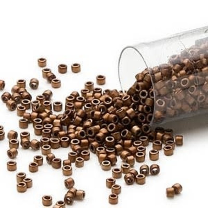Miyuki Delica #11 Matte Metallic Luster Bronze Db1051 7.5gms