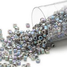 Miyuki Delica  #11   Opaque Rainbow Grey Db0168     7.5gms