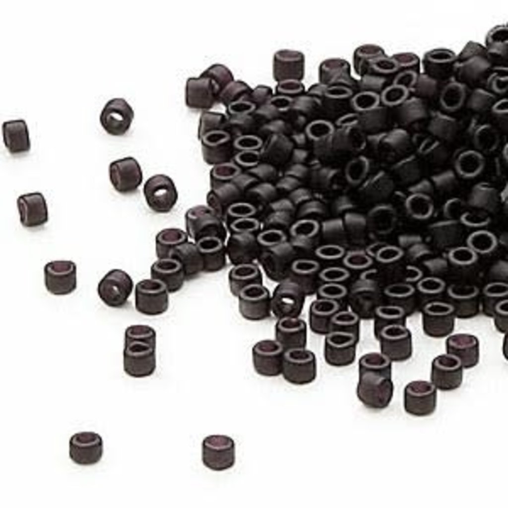 Miyuki Delica #11 Matte Black Db0310 7.5gms