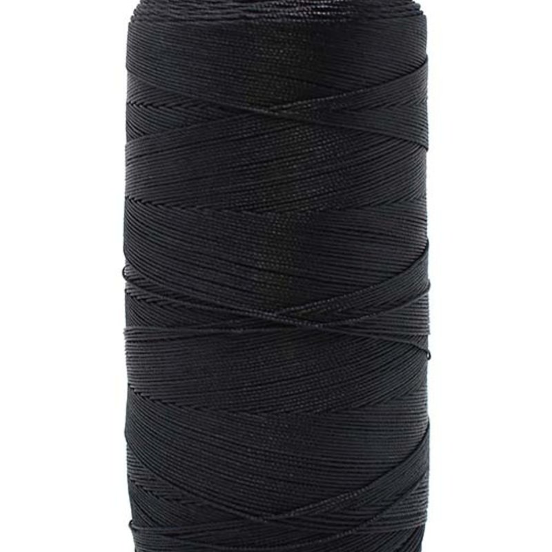 Bead World BEADING THREAD BLACK #4D Nylon