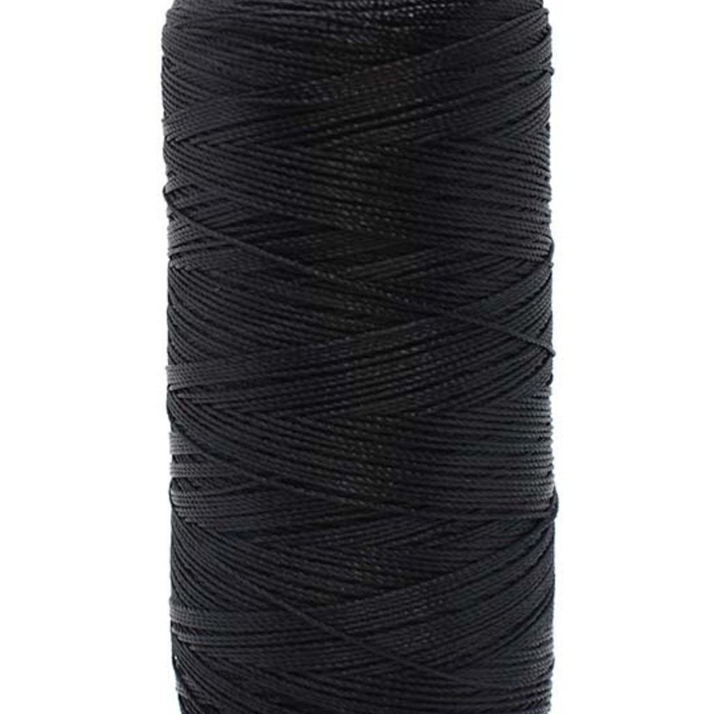 Bead World BEADING THREAD BLACK #6D Nylon 450M