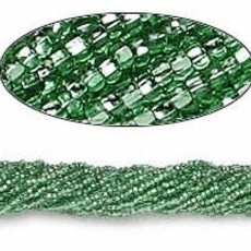 Preciosa Sb#11 Transparent S-Lined Mint Green/Hank
