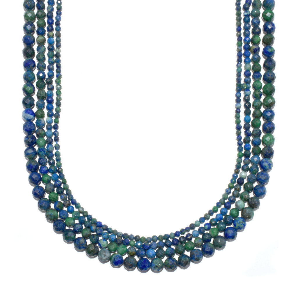 Bead World Azurite Faceted 16" Strand