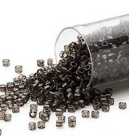 Miyuki Delica #11 Transp Dyed Charcoal DB1319 7.5gms