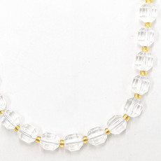 Bead World Crystal  7mm x8mm  16" Strand Faceted