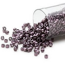 Miyuki Delica #11 Opaque Nickel Light Purple DB0455 7.5 gram vial