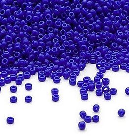 Miyuki #15 Rocaille Seed Bead Opaque Cobalt 35 Grams