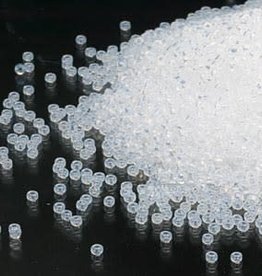Miyuki #15 Rocaille Seed Bead Opaque Clear 35 Grams