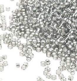 Miyuki #15 Rocaille Seed Bead Transparent Silver-lined Clear 35 Grams