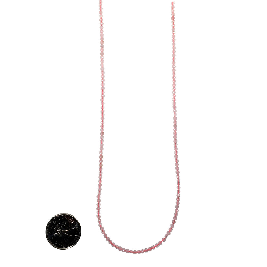 Bead World Rose Quartz Faceted 16" Strand