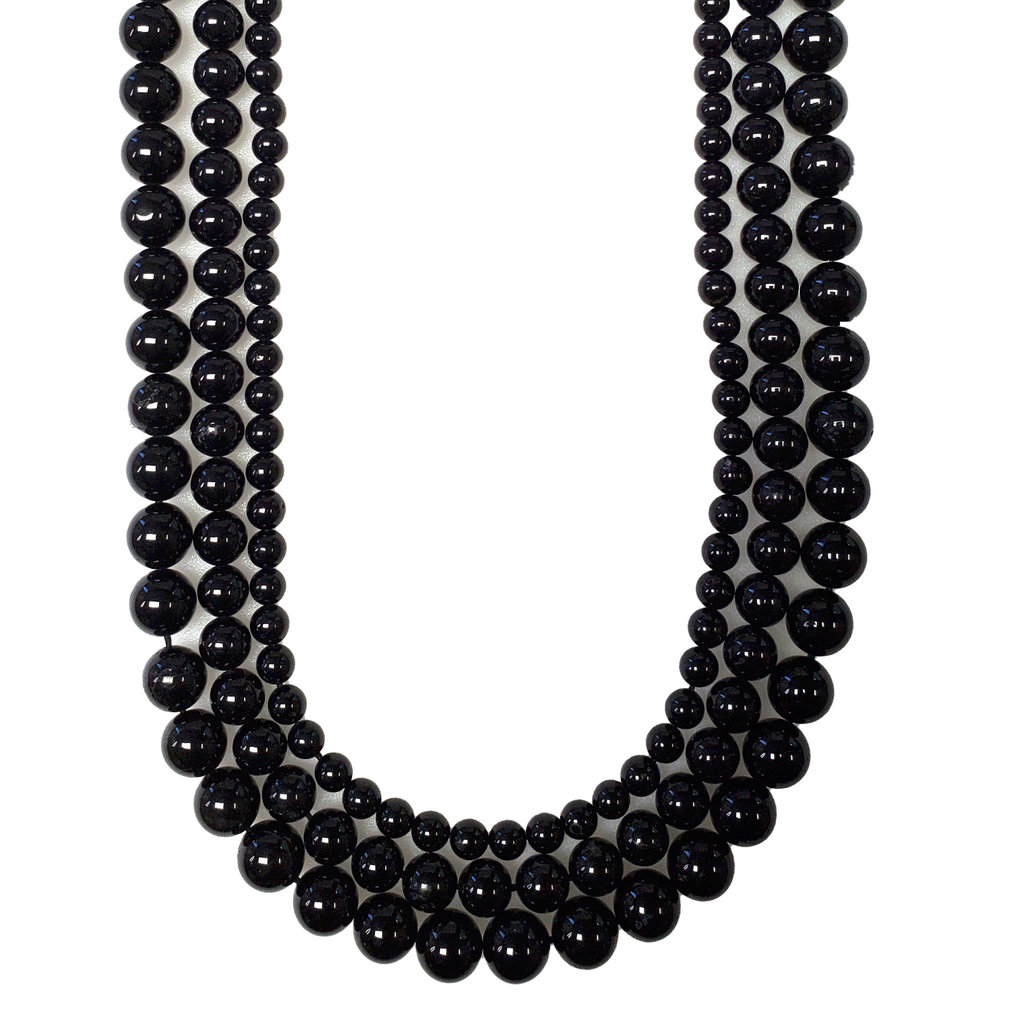 Bead World Black Tourmaline 16" Strand