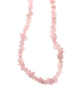 Rose Quartz Stone Chip 34" Strand