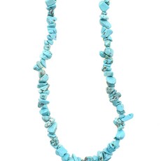 Magnesite (dyed/stabilized) Stone Chip 33" Strand
