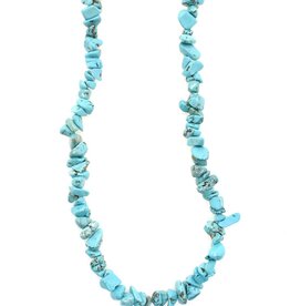 Magnesite (dyed/stabilized) Stone Chip 33" Strand