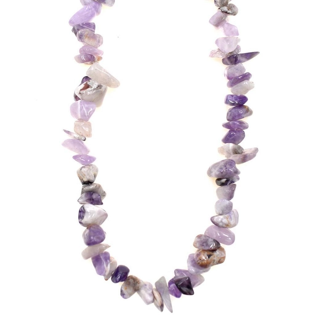 Natural Amethyst Stone Chip 32" Strand