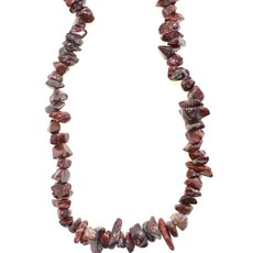 Red Jasper Stone Chip 32" Strand