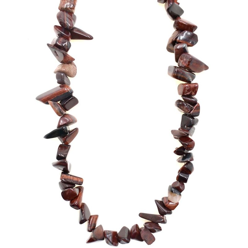 Red Tiger Eye Stone Chip 36" Strand