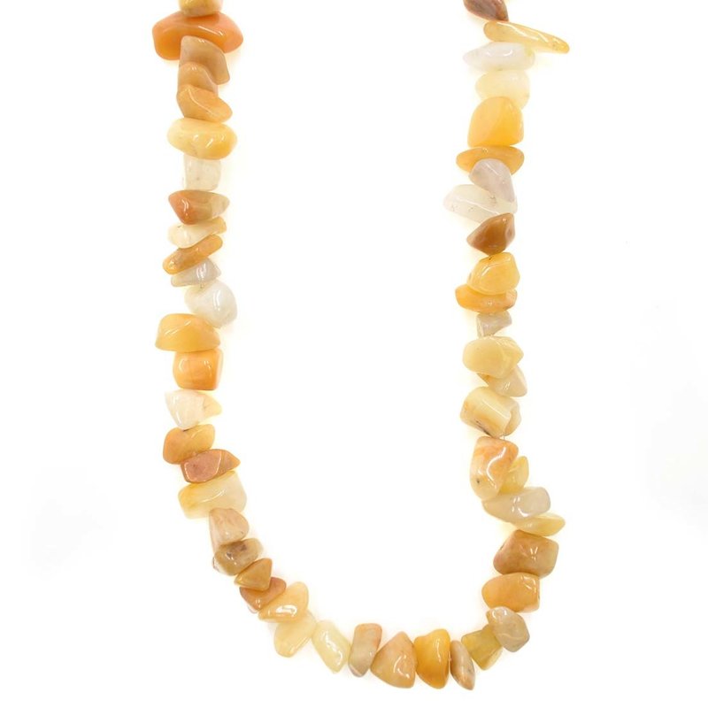 Yellow Aventurine Stone Chip 36" Strand