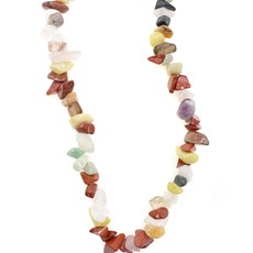 Mixed Jasper/Quartz  Stone Chip 36" Strand