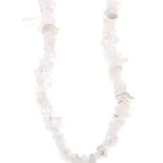 Crystal Quartz Stone Chip 36" Strand