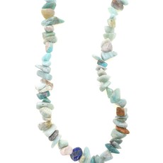 Amazonite  Stone Chip 34" Strand