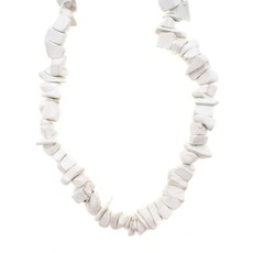 Howlite Stone Chip 34" Strand