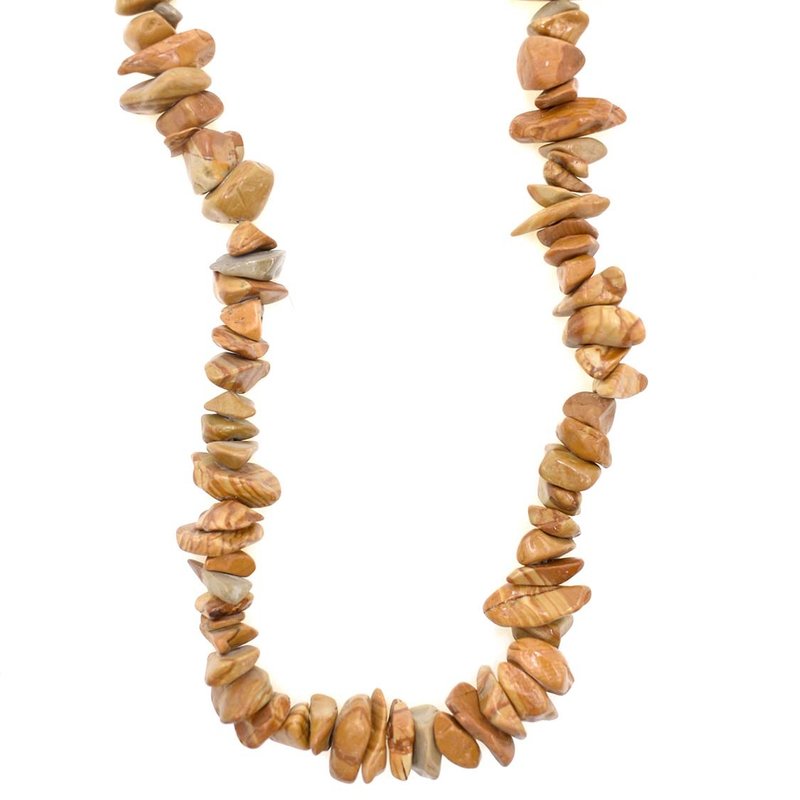 Picture Jasper Stone Chip 34" Strand