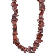 Red Jasper  Stone Chip 32" Strand