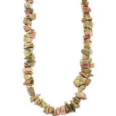 Unakite Stone Chip 36" Strand