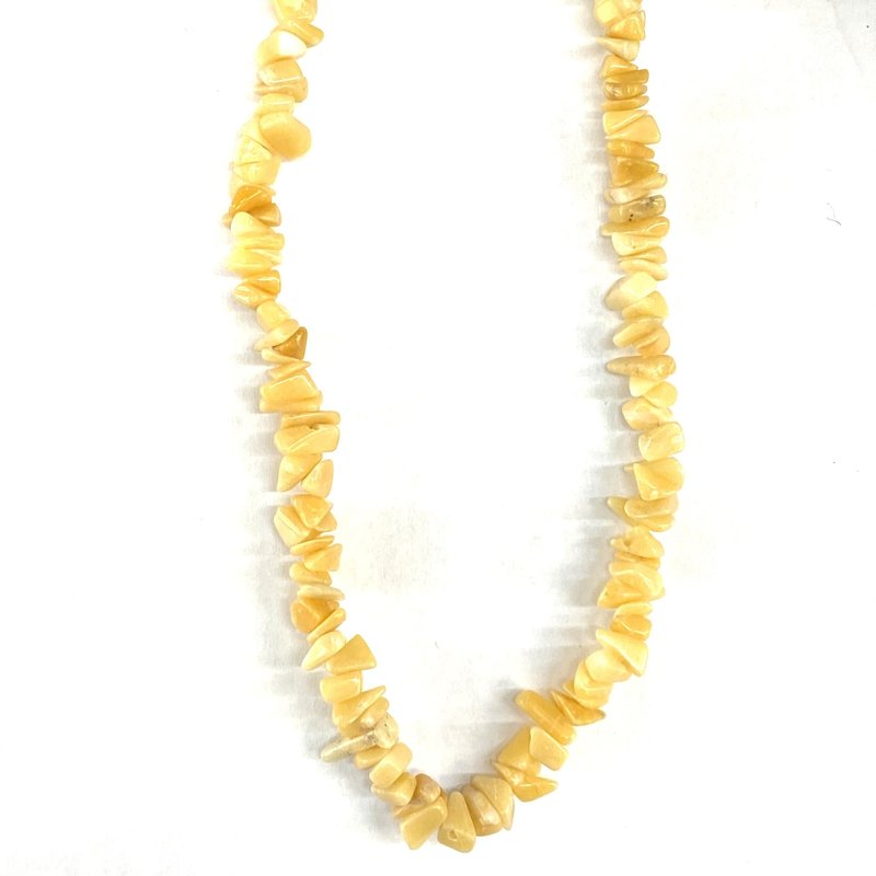 Topaz Jade  Stone Chip 36" Strand