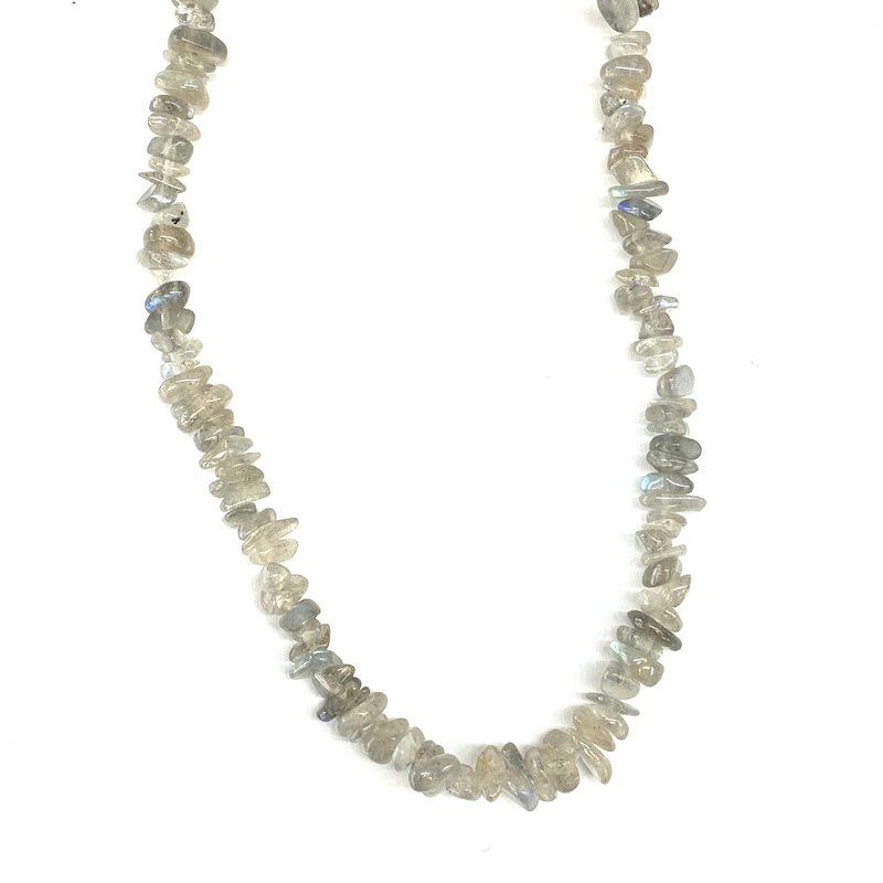 Labradorite  Stone Chip 34" Strand