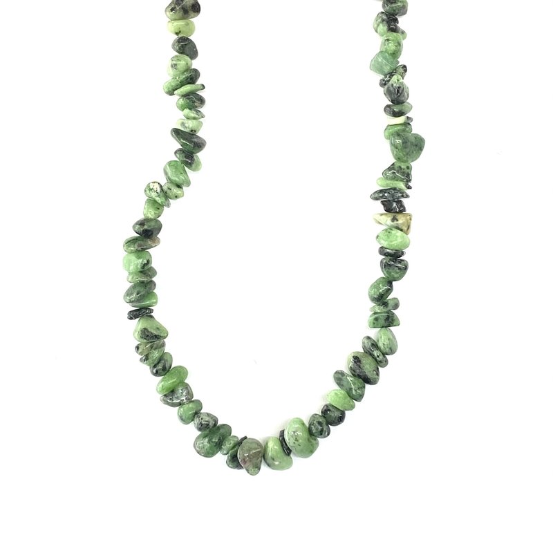 Ruby Zoisite Stone Chip 32" Strand