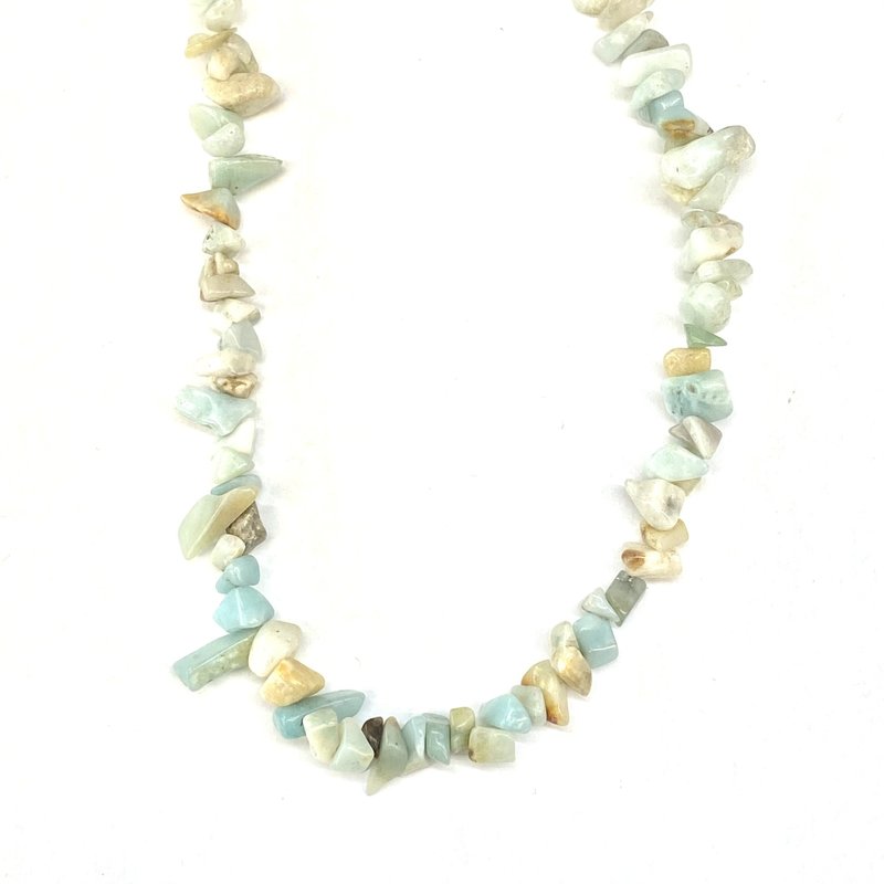 Amazonite  Stone Chip 34" Strand