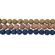 Druzy Bead 8" Strand 10mm