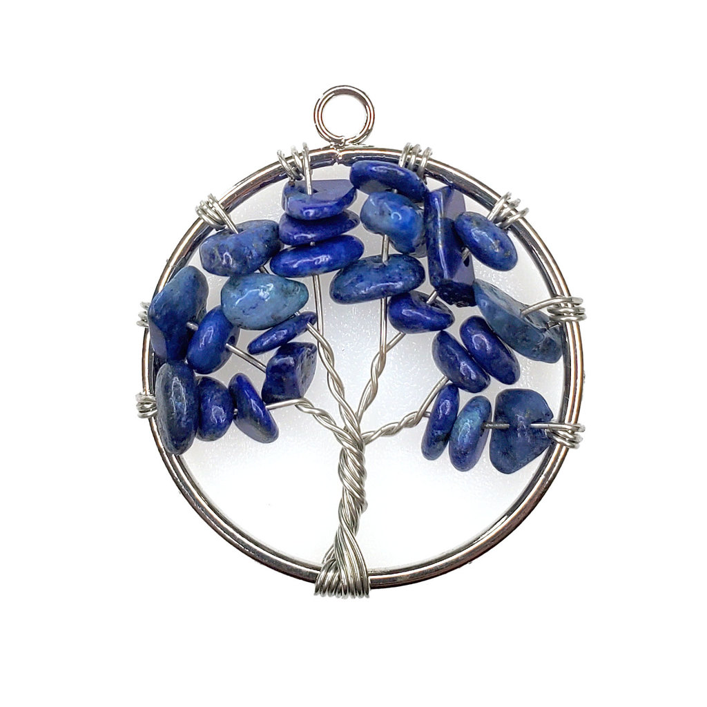 Tree of Life Lapis Lazuli 1" Pendant