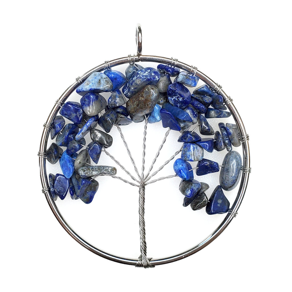 Tree of Life 2" Lapiz Lazuli Pendant