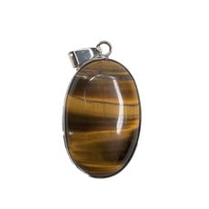 Oval Tiger Eye 1" Pendant