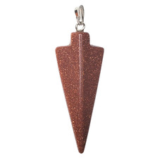 Arrow Goldstone 1" Pendant