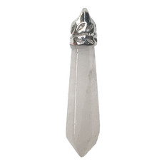 Hexagonal Crystal Quartz 1" Pendant