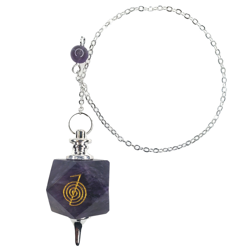 Amethyst Pendulum with Chain