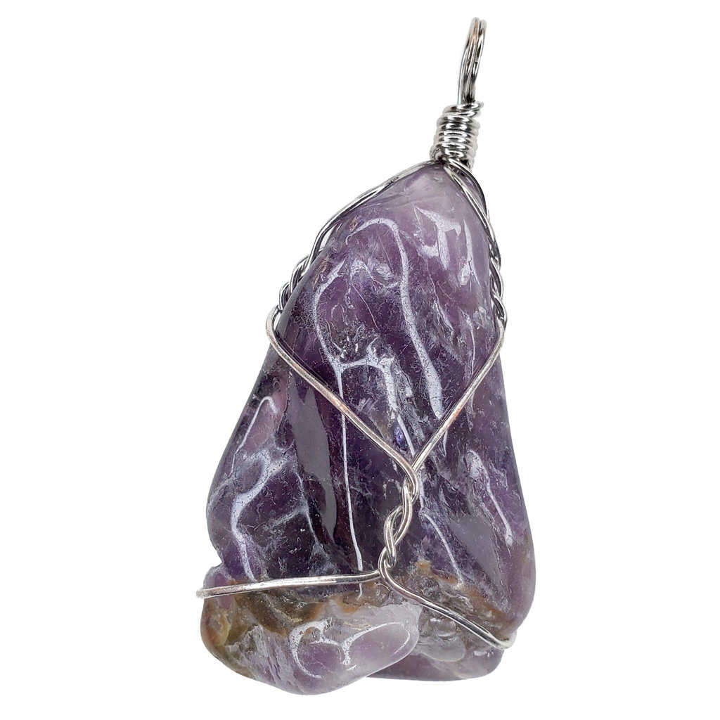 Amethyst Wire Wrapped Pendant