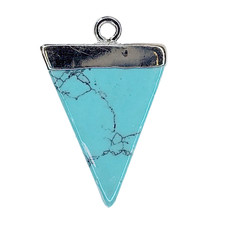 Turquoise Triangular Pendant