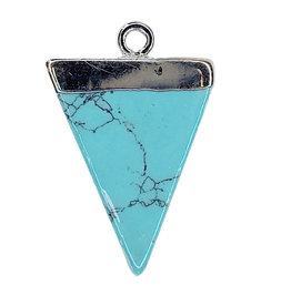 Turquoise Triangular Pendant